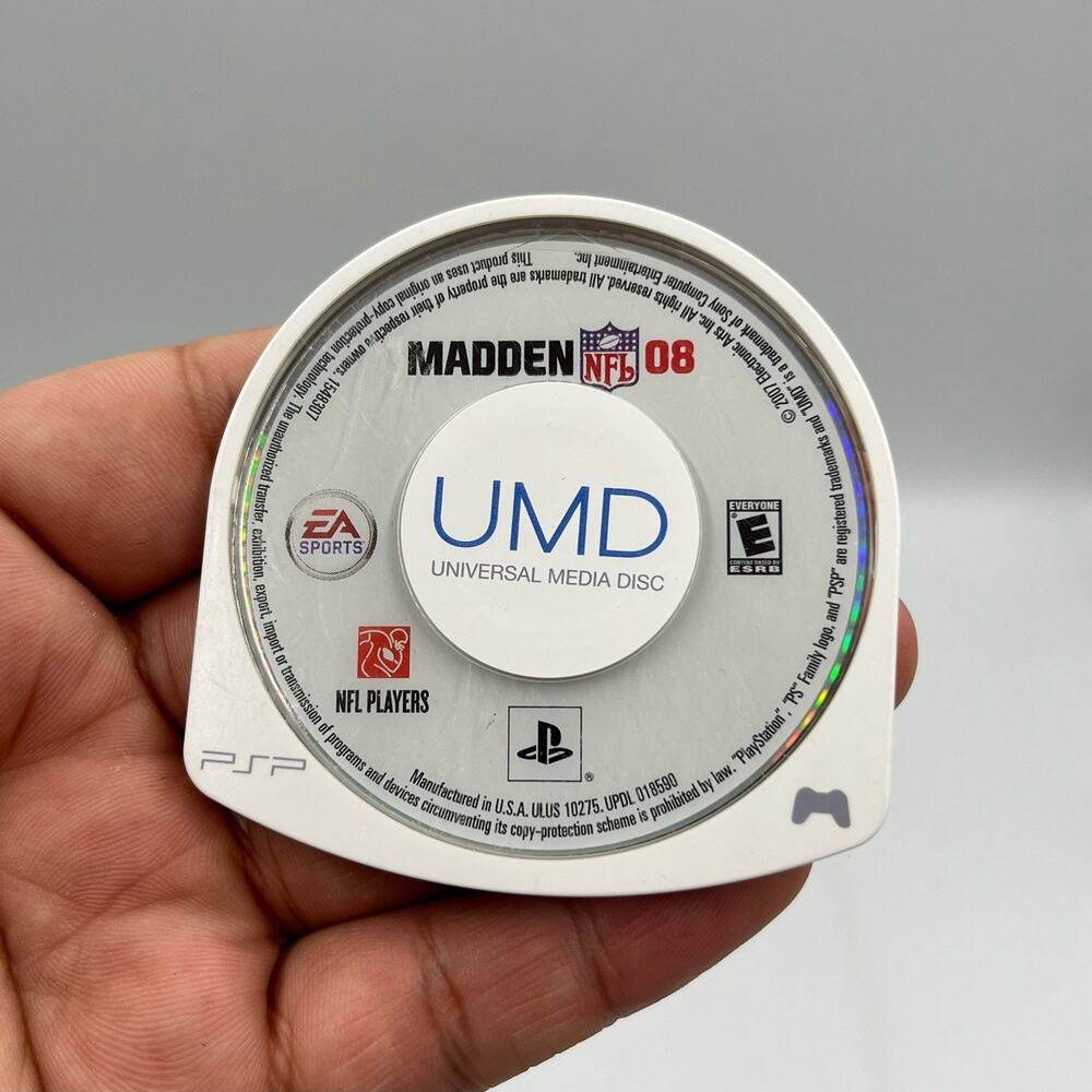 Madden NFL 08 (PSP, Playstation Portable) Disc Only TESTED
